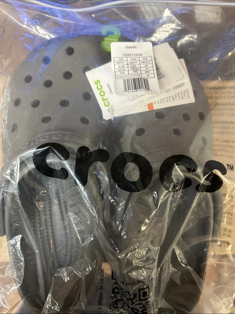 Crocs Classic Clog; Slate Grey